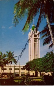 Aloha Tower Honolulu Hawaii Postcard PC244