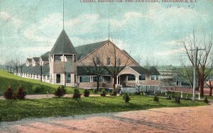 Vintage Postcard 1907 Casino Rhodes On The Pawtuxet Providence Rhode Island RI