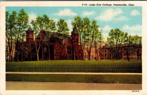 Vtg Painesville Ohio OH Lake Erie College 1940s Old View Postcard
