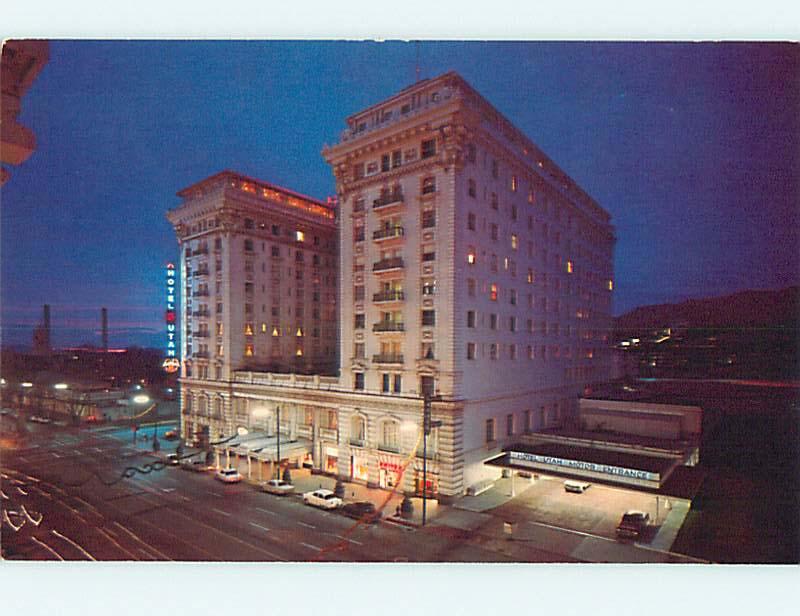 Unused Pre-1980 OLD CARS & UTAH HOTEL Salt Lake City Utah UT Q5319-12