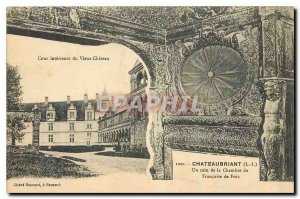 Old Postcard Chateaubriant Loire Inf A corner of the House of Francoise de Foix