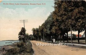 Shore, Lake Champlain - Rouses Point, New York NY  