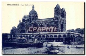 Old Postcard Marseille La Cathedrale