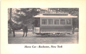 Horse Car Rochester, New York