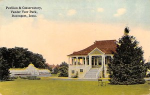 Vander Veer Park Pavilion and Conservatory Davenport, Iowa  