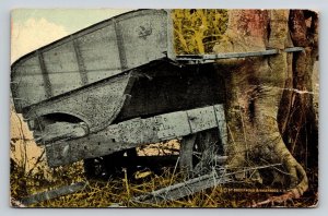 1915  Panama  Canal  French Equipment    Postcard