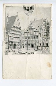 424253 GERMANY Gruss aus HILDESHEIM Vintage Postal Stationery postal postcard