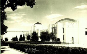 RPPC High School Helena Montana Real Photo Postcard Cecil Nixon