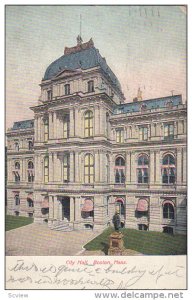 City Hall, Boston, Massachusetts,  PU-1910