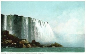 Vintage Postcard 1920's Horseshoe Falls From Maid of The Mist Niagara Canada CAN