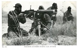 Machine Gunners during Gas Attack