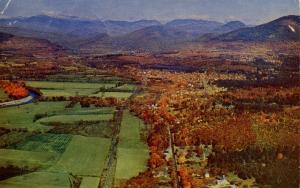 NH - North Conway. Saco (River) Valley, White Mountains, 1950's  (card heavil...