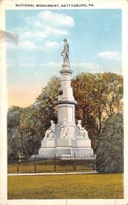 National Monument, Gettysburg, PA USA Postcard