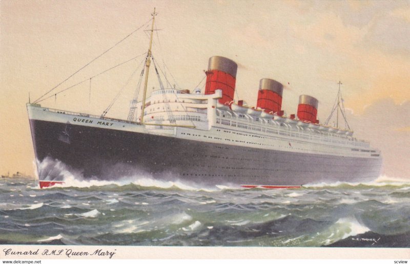 STEAMERS; 1900-1900's; Cunard R.M.S. Queen Mary