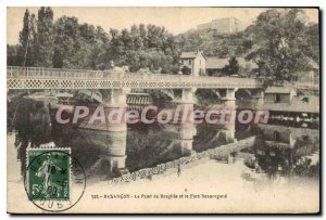 Old Postcard Besancon Le Pont De Bregille And Fort Beauregard
