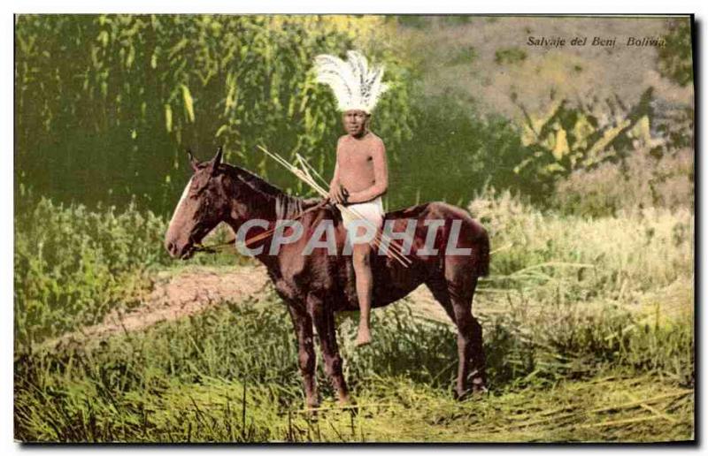 Old Postcard Salvaje Beni Bolivia