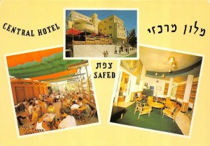 Safed, Israel  CENTRAL HOTEL Restaurant & Lounge ROADSIDE 4X6 Chrome Postcard