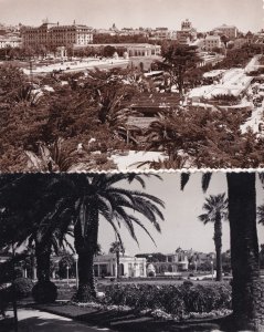 Park & Hotel Estoril Portugal Aerial 2x Real Photo Postcard s