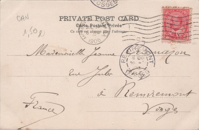 Canada Quebec The River Le Fleuve Vintage Postcard C075