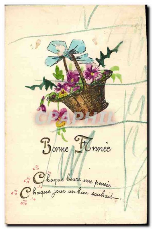 Postcard Old Bonne Annee