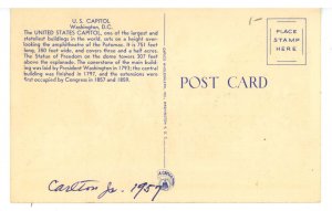 DC - Washington. US Capitol at Cherry Blossom Time