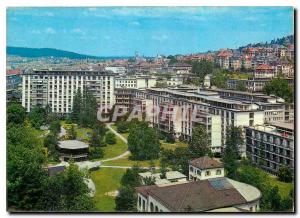 Modern Postcard Zurich Kantonsspital