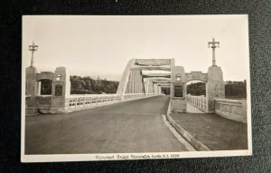 Mint Vintage Fitzherbert Bridge Palmerston North New Zealand RPPC Real Photo