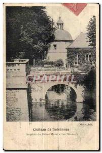 Old Postcard Chateau de Brevannes Property Prince Murat Moat