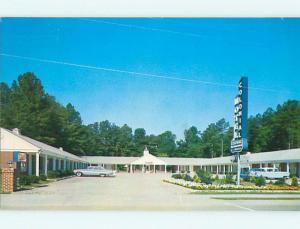 Unused Pre-1980 OLD CARS & COLONIAL MOTEL Williamsburg Virginia VA u4144@