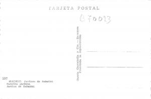 B70023 madrid Jardines de sabatini spain
