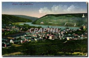 Old Postcard Bingen Und Bingerbrück