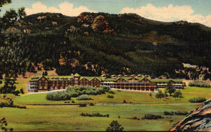 Colorado Rocky Mountain National Park The Estes Park Chalets Curteich