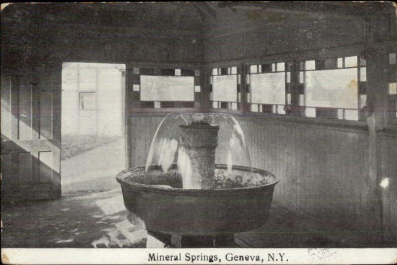 Geneva NY Mineral Springs c1910 Postcard