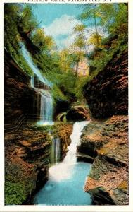 New York Watkins Glen Rainbow Falls