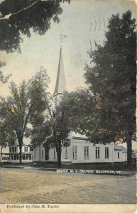 Bradford Vermont c1910 Postcard Grace M.E. Church