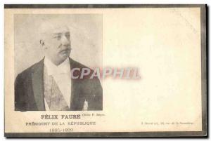 Postcard Old Felix Faure President of the Republic