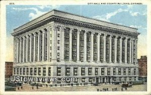 City Hall & County Bldg - Chicago, Illinois IL