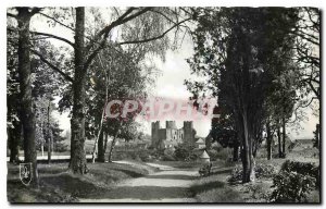 Modern Postcard Bourbon L'Archambault Allier Park and Chateau