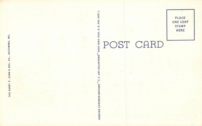 Post Headquarters Fort Meade Maryland MD Vintage Postcard