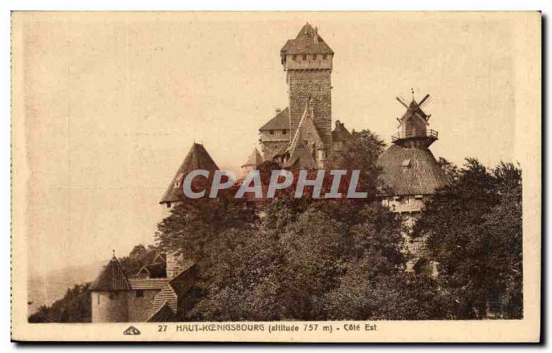 Postcard Old Hochkönigsburg East Coast