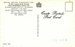 Canada, Quebec, Beauce, Ville St-George, Hotel Motel Charles Inc, Unic No 53242C