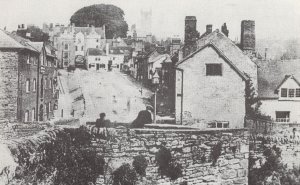 Ludlow Ludford Bridge In Victorian Era 1880 Rare Shropshire Daily Star Postcard