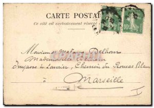 Old Postcard Fantaisie Modes & # 1910 39automne
