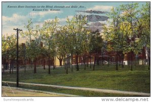 Kansa State Institute For The Blind Eleventh And State Avenue Kansas City Kan...