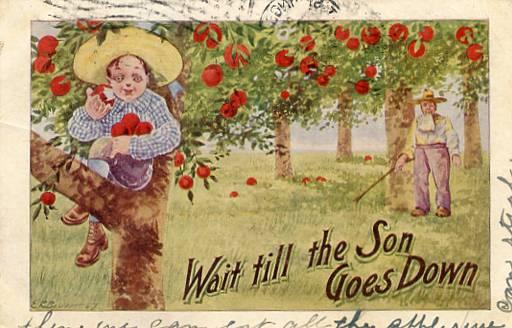 Wait Till The Son Goes Down (Artist Signed: E. R. Bauer)