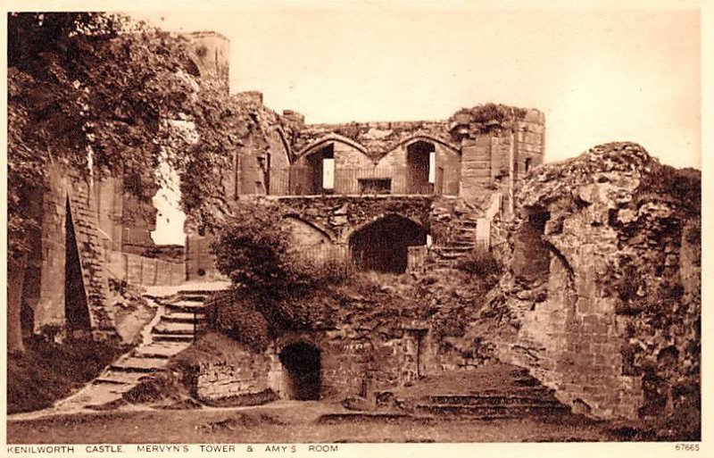 Kenilworth Castle Mervyn's Tower and Amy's Room United Kingdom, Great Britain...