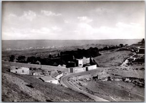 VINTAGE CONTINENTAL SIZED POSTCARD BETHPAGE & WILDERNESS OF JUDA REAL PHOTO RPPC