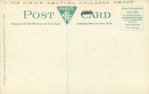 C-1910 Lewiston Maine Central Railroad Leighton Postcard 10299