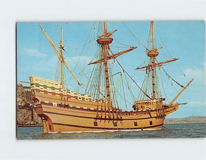 Postcard Mayflower II, Plimoth Plantation, Plymouth, Massachusetts