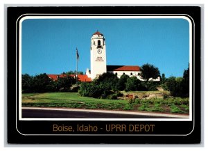 Boise Idaho UPRR Depot Union Pacific R. R. Depot Postcard Continental View